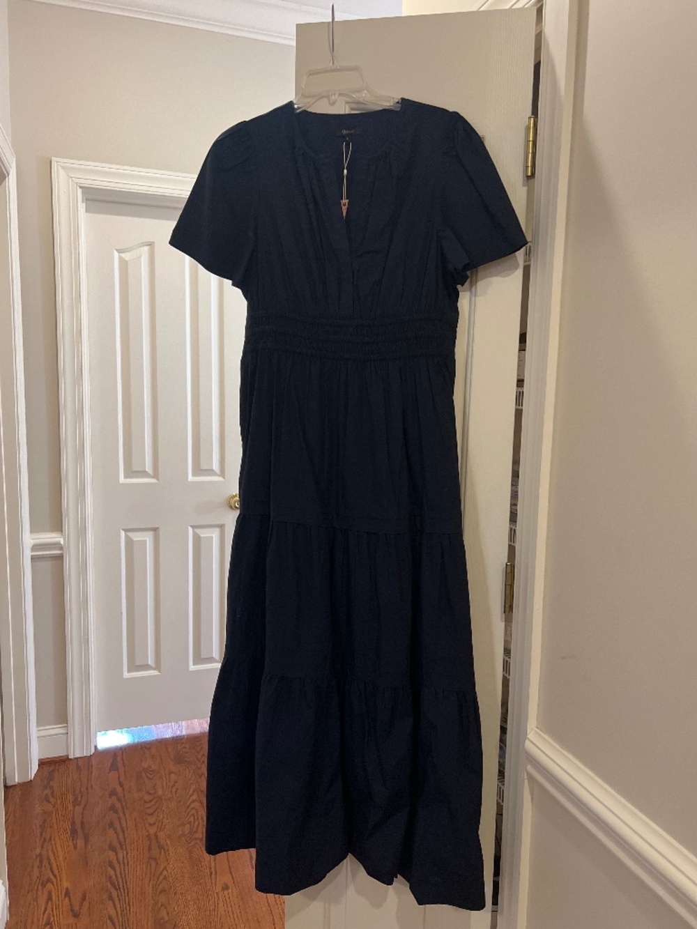 Quince Black Maxi dress NWT